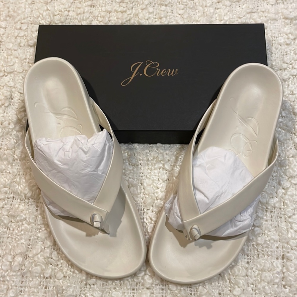 J Crew Leather Thong Sandal